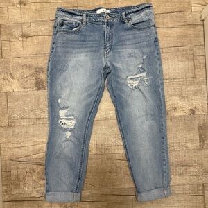 Buckle Kancan Distressed Light Blue Women's Jeans